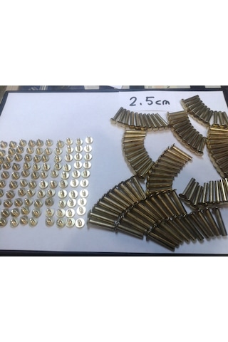 2.5 CM Dosya Klasör Menü Kartela Vidası Sarı 100 Adet