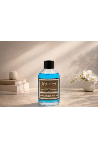Romantic Night 100 Ml Bambu Çubuklu Oda Kokusu Kalıcı & Etkileyici Reed Diffuser Bergamot - Paçuli