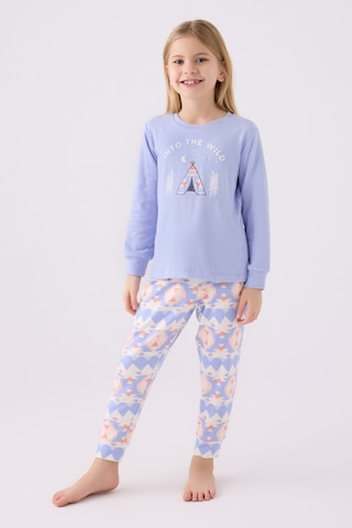 Arnetta Kız Çocuk Mavi Pijama Takımı Ar3097-c-v1 Mavi