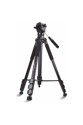 HEPU HP-T05 Profesyonel Tripod – 210 cm | 360° Pan Kafa | Alüminyum Gövde