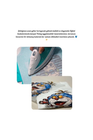 Ütü İle Yapışan Tekstil Transfer Dtf Baskı 1 Adet Büyük Boy Yılbaşı Elsa - 674580901