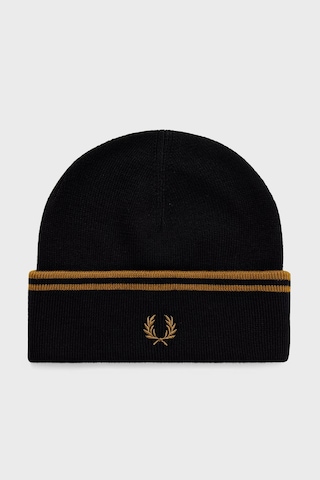 Fred Perry Logolu Yün Karışımlı Bere Unisex Bere C3317 U12 Siyah