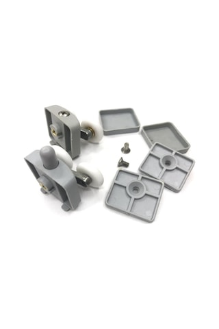 Duşakabin Gri Rulman Teker Takımı 8 Li - Aksesualarlı