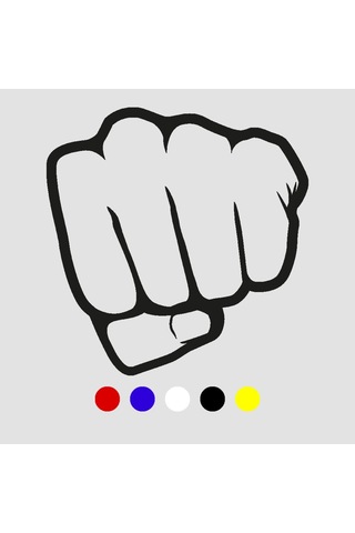 Yumruk Sticker, Oto Sticker, Motor Sticker, Off Road Sticker