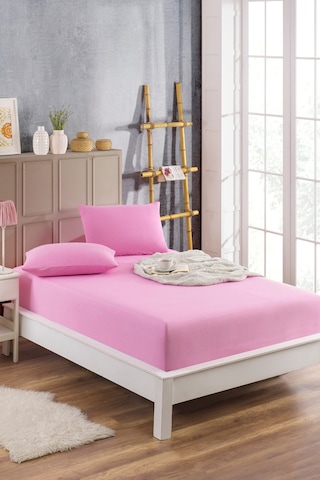 Veramoni Soft Dreams Soft Dreams Çift Kişilik Pamuklu Desenli Nevresim Takımı - Pudra