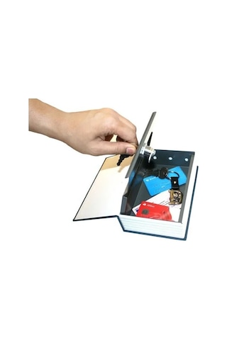 Ers Büyük Kitap Modeli Kilitli Kasa - Kumbara - 180x115x55mm