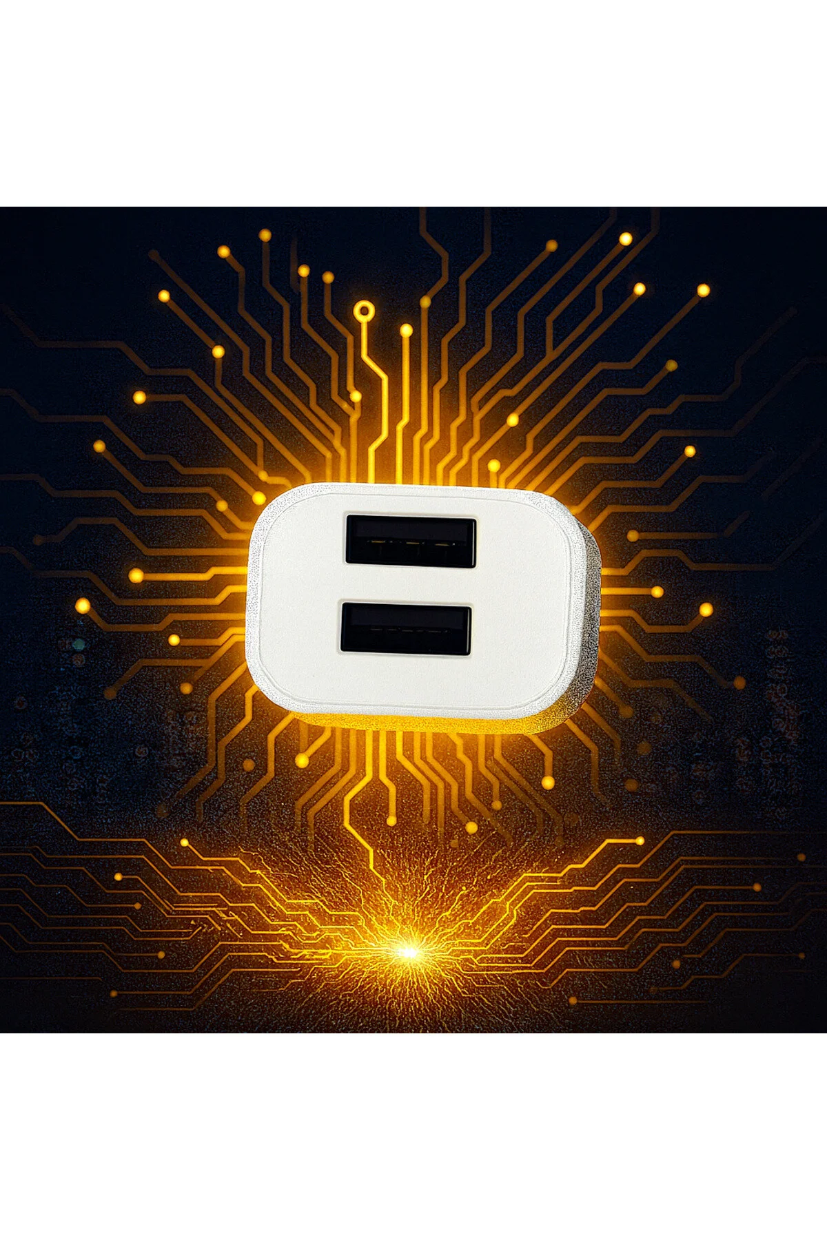 Tta-521d 10w 5v 2.1a Çift Usb Adaptör Beyaz 10 W