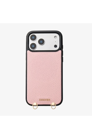 Kombinlenebilir - Apple Uyumlu iPhone 17 Pro Max Uyumlu Magsafe Özellikli Pu Deri Tasarım Kılıf - By Bera Lina Pembe