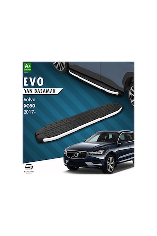 S-dizayn Volvo Xc60 2 Evo Aluminyum Yan Basamak 193 Cm 2017 Üzeri