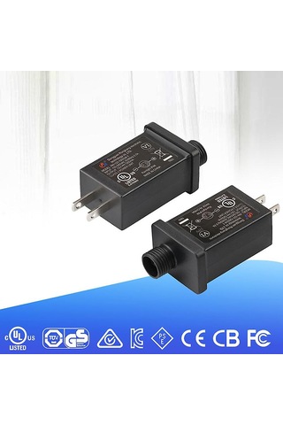 Şişme Adaptör 1a Transformatör Abd Fişi Led Işık Adaptörü Ev Bahçe İçin Çok Renkli