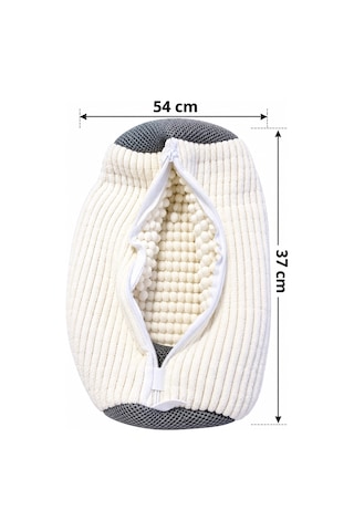 2 Alana 1 Hediye Ayakkabı Yıkama Çantası Mikrofiber Fermuarlı Koruyucu Yıkama Filesi Çok Renkli