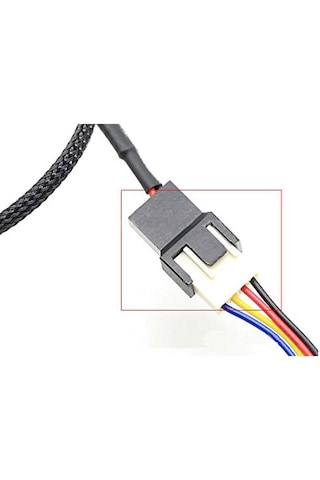 Sata Power To Fan Çevirici 2 Port Y Pin Pwm Çoklayıcı Fan Kablosu