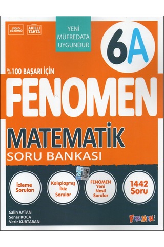 Fenomen 6.sınıf 6a Matematik Soru Bankası Fenomen 6.sınıf 6a Matematik Soru Bankası