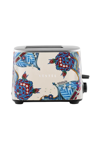 Vestel X Aslı Filinta Retro Bej Çini Ekmek Kızartma Makinesi
