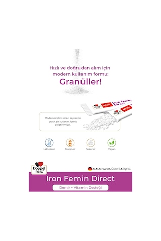 Doppelherz Aktiv Iron Femin Direct 20 Saşe