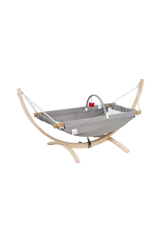 Holmen Fethiye Cibinlikli Ahşap Hamak Gri