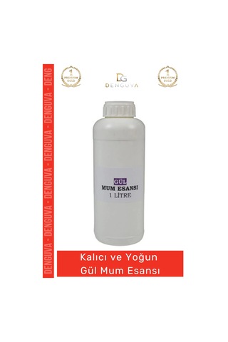 Mumesansı Yoğun Kalıcı Kaliteli Yağ Bazlı Konsantre Aromatik Kullanıma Uygun Gül Mum Esansı 1 Lt Çok Renkli