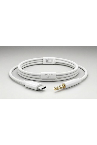 Type-c To 3.5mm Aux Kulaklık Jack Çevirici 1 Metre, Powerway, Ac06