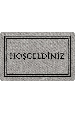 Evaşk Kapı Önü Paspası Vinil Kaymaz Tabanlı 45 X 70 Evaşkdm11066