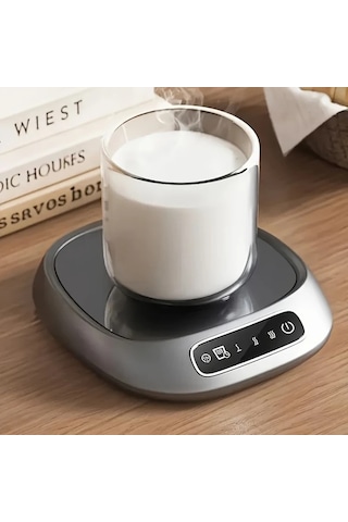 Willowhaven Pembe Üç Ayarlı Isıtmalı Termos Altlığı Ofis Ve Ev Kullanımı İçin Akıllı Sıcaklık Kontrolü