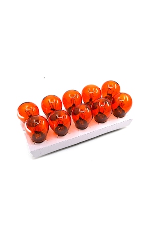 10 Adet 12v 1016 Py21/5w Turuncu Sinyal Ampulü Çift Duylu