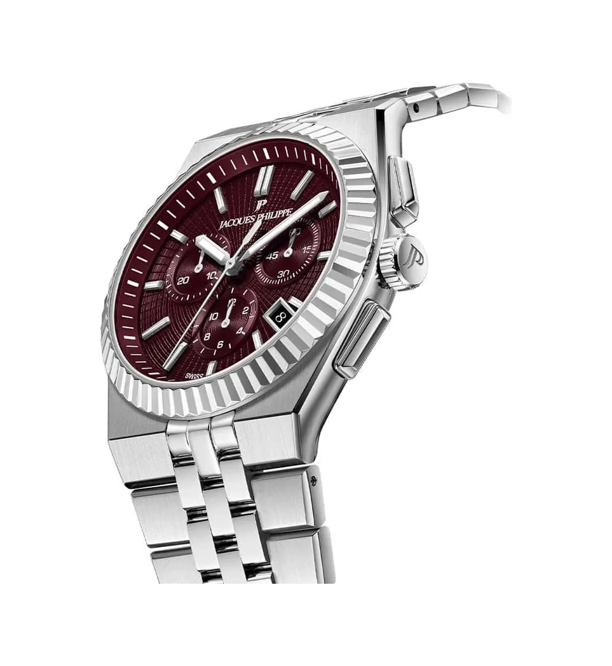 Jacques Philippe Jpqgc10513x6brg Erkek Kol Saati Metalik Gri