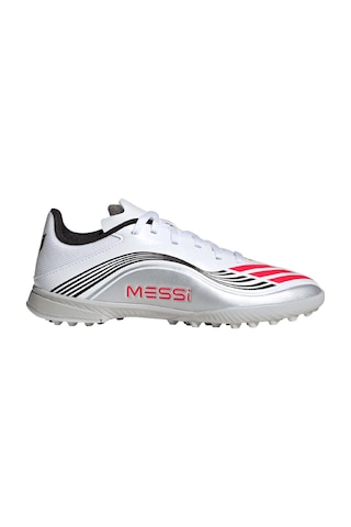 Adidas F50 Messi League Çocuk Beyaz Halı Saha Ayakkabısı Jp7456 Beyaz