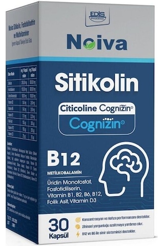 Noiva Sitikolin 30 Kapsül Noiva Sitikolin 30 Kapsül