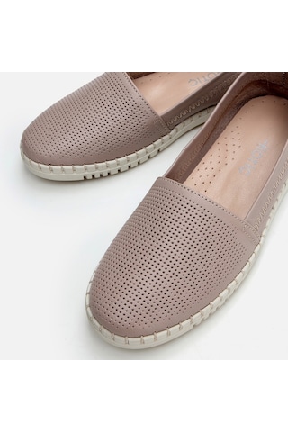 Hotiç Hakiki Deri Kadın Loafer -Vizon 01AYH285990A450