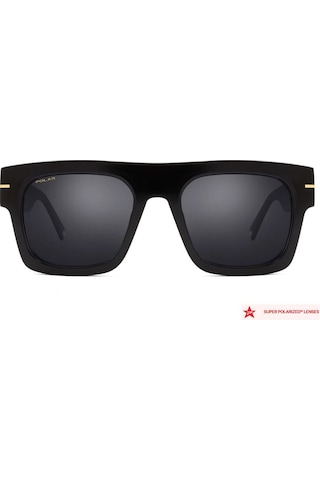 Polar Gold 165 Unisex Güneş Gözlüğü Siyah