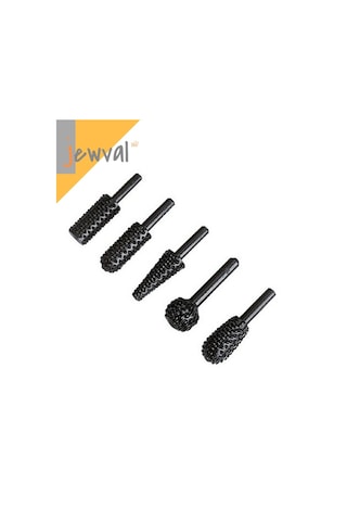 Hss 5 Adet 1/4 '' 6mm Shank Matkap Ucu Set Ağaç Oyma Törpü İşle