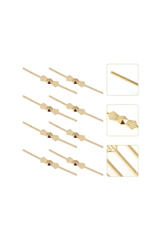 Avize Taşı Bağlantı Papyon Tel - 50 Adet Gold