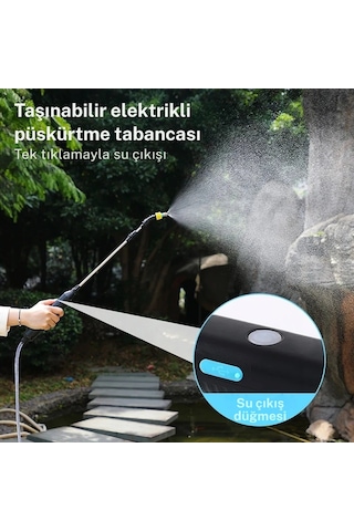 Monozone Basınçlı 7.4v Püskürtücü Lityum Pil Sulama Tabancası