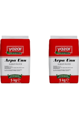 Yazar Taş Değirmende Öğütülmüş Arpa Unu 2 x 5 KG