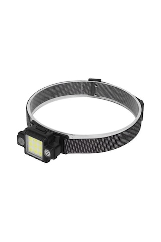 Bloomnest 2400mah Usb Şarjlı Pil Kafa Lambası, Cob Led, Su Geçirmez, Gece Yürüyüşü Kullanım İçin, Balıkçılık, Kamp, Uyarı Lambası Asorti Çok Renkli