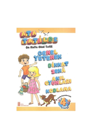 4 .sınıf Ata Tatilde Okuduğunu Anlama + Genel Yetenek Dikkat Zeka Akıl Oyunları Kodlama