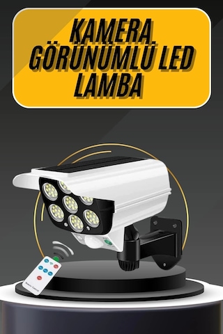 Bay Led Lamba-güneş Paneli Destekli Uzaktan Kumandalı Solar Led Lamba Najmaddin