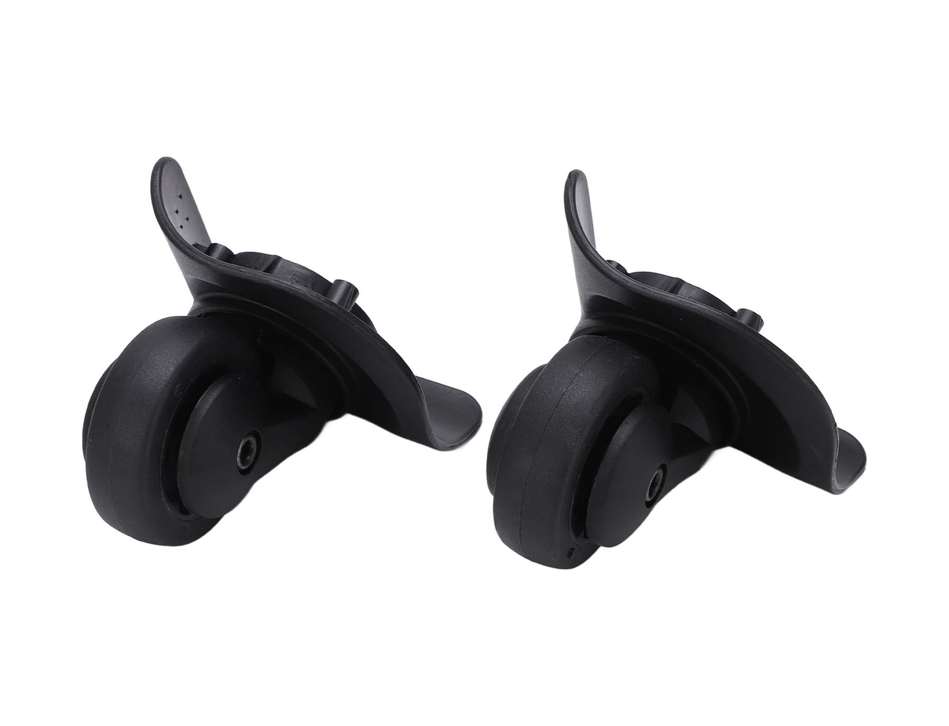 Shineyee A53 Siyah Valiz Tekerlekleri - Çiftli万向轮, Sessiz, Dayanıklı Pp+pet Malzeme, Kolay Kurulum, Seyahat Çantası Tamiri Aksesuarı