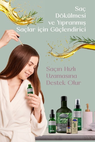 Mecitefendi Aura Biberiye Saç Bakım Seti