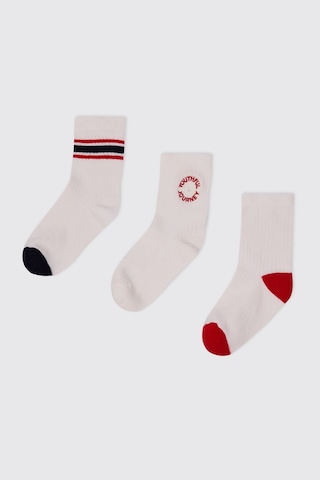 Panço Erkek Çocuk 3'lü Multi Çorap Seti 2612bk11015 Renkli
