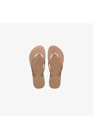 Havaianas Slim Crystal Çocuk Sarıterlik Düz 4145651 Sarı