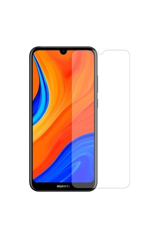 Huawei Y7 2019 Arka Kapak Silikon Kılıf + Temperli Cam Ekran Koruyucu