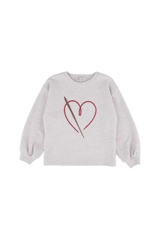 Bestkids Kız Çocuk İşlemeli Sweatshirt 2-6 Yaş 12212 001