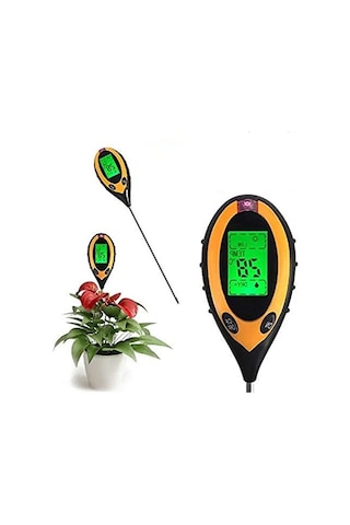 4'ü 1 Arada Toprak Ölçer, Lcd Ekranlı Ve Kullanım Kolaylığı