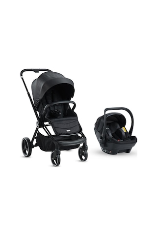 Kraft Mila Mika Travel Sistem Bebek Arabası Siyah Siyah