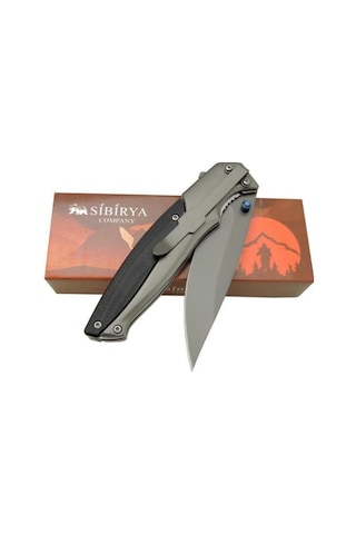 Sibirya Kamp Galaksi Hunter Knife Black Siyah