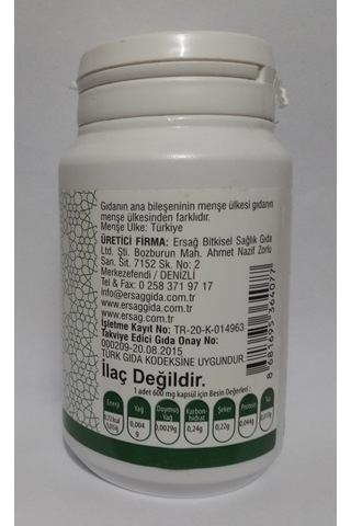 Ersağ Enginar Gıda Takviyesi