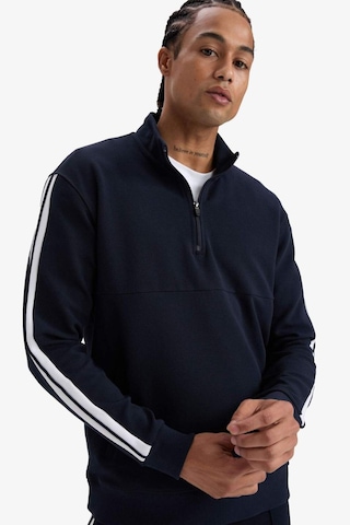 Defacto Defactofit Standart Fit Dik Yaka Sporcu Sweatshirt D1953ax25aunv253 Lacivert
