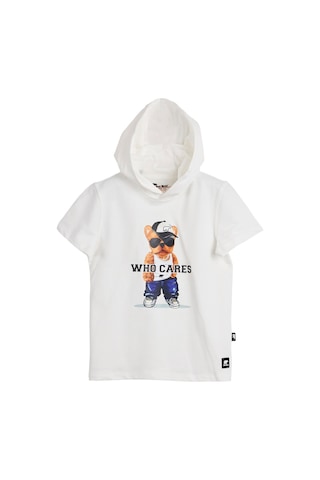 Bad Bear Mood Çocuk Sweatshirt BEYAZ