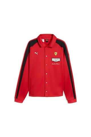 Puma Ferrarı T7 Track Jkt Erkek Günlük Ceket 63705502 Kırmızı